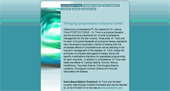 Desktop Screenshot of lymphedemapt.com