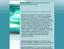 Tablet Screenshot of lymphedemapt.com